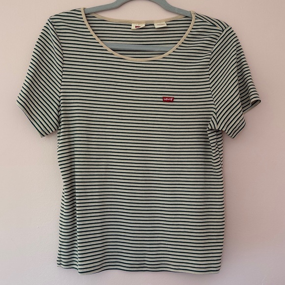 Levi's Striped Tee Womens XL - Picture 3 of 4